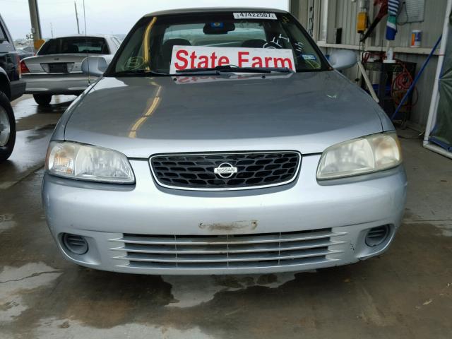 3N1CB51D62L611018 - 2002 NISSAN SENTRA XE SILVER photo 9