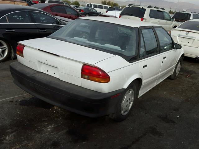 1G8ZH5493NZ111015 - 1992 SATURN SL1 WHITE photo 4