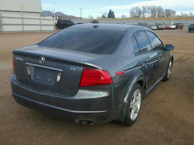 19UUA66295A048402 - 2005 ACURA TL GRAY photo 4