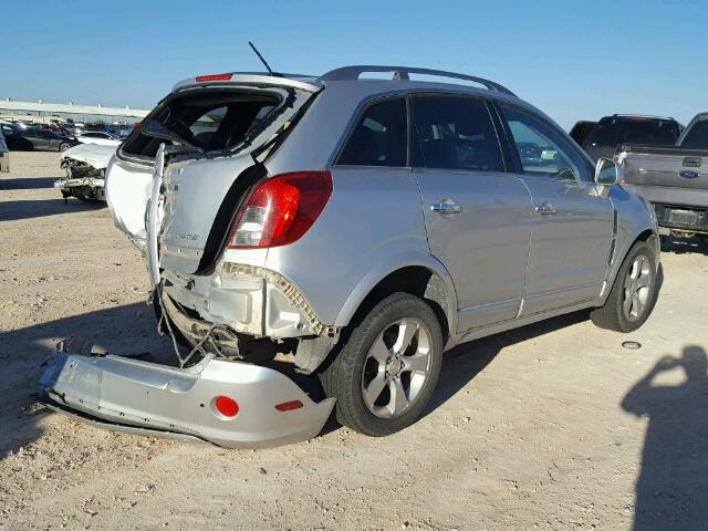 3GNAL4EK5DS535540 - 2013 CHEVROLET CAPTIVA LT SILVER photo 4