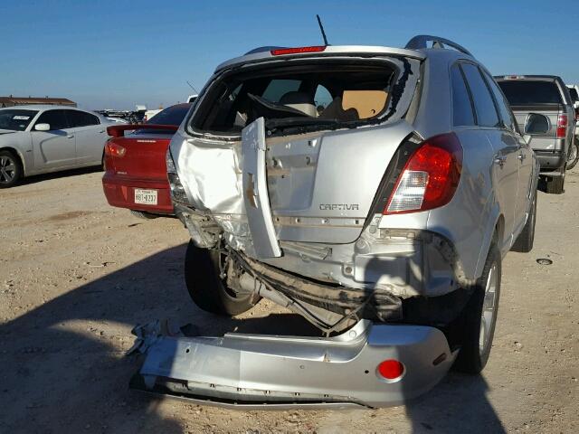 3GNAL4EK5DS535540 - 2013 CHEVROLET CAPTIVA LT SILVER photo 9