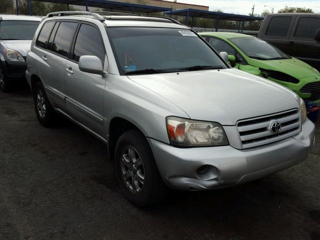 JTEEP21A940049333 - 2004 TOYOTA HIGHLANDER SILVER photo 1