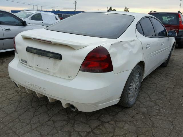 2G2WR554671186686 - 2007 PONTIAC GRAND PRIX WHITE photo 4