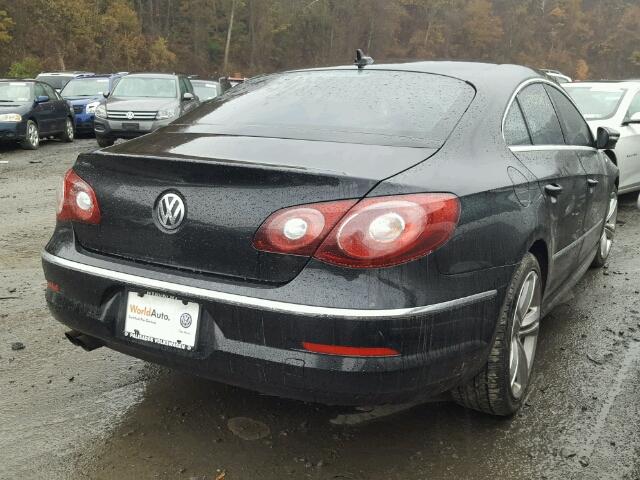 WVWMN7AN2CE542942 - 2012 VOLKSWAGEN CC SPORT BLACK photo 4