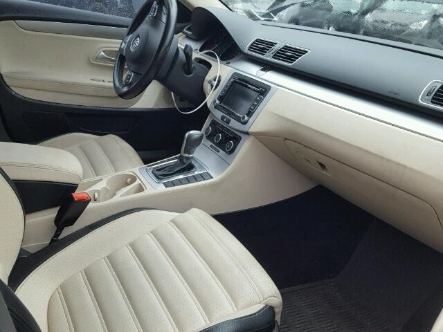 WVWMN7AN2CE542942 - 2012 VOLKSWAGEN CC SPORT BLACK photo 5