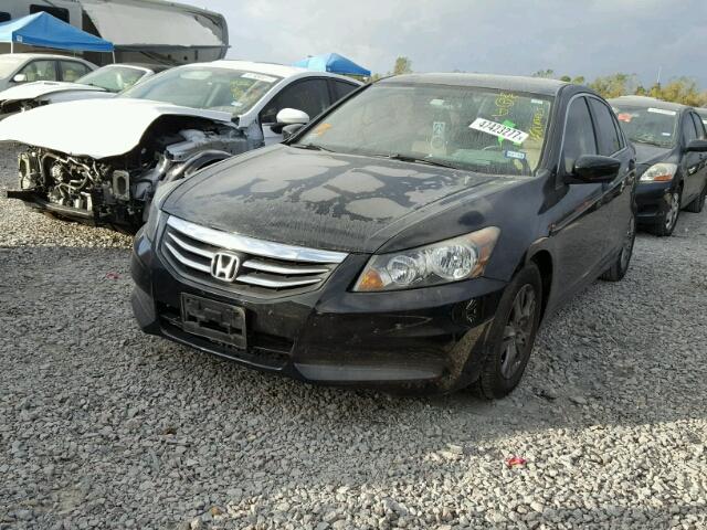 1HGCP2F60CA102639 - 2012 HONDA ACCORD SE BLACK photo 2