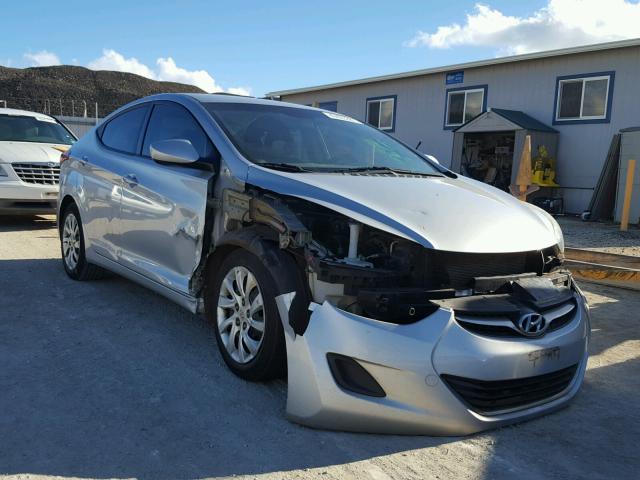 5NPDH4AE7CH089956 - 2012 HYUNDAI ELANTRA GL SILVER photo 1