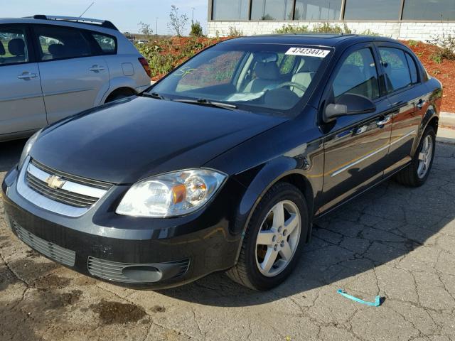 1G1AF5F54A7142968 - 2010 CHEVROLET COBALT 2LT BLACK photo 2