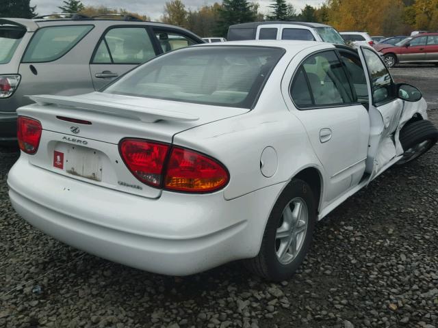 1G3NL52F04C126200 - 2004 OLDSMOBILE ALERO GL WHITE photo 4