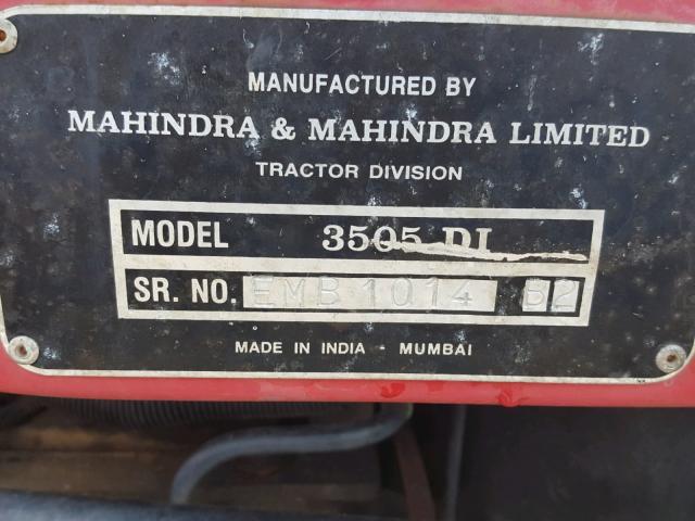 EMB1014B2 - 2003 MAHINDRA AND MAHINDRA 3505 红色 照片 10
