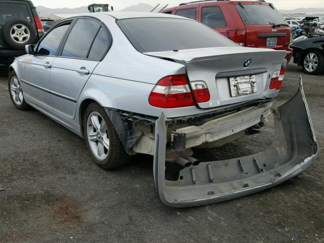 WBAET37492NH00970 - 2002 BMW 325 I SILVER photo 3