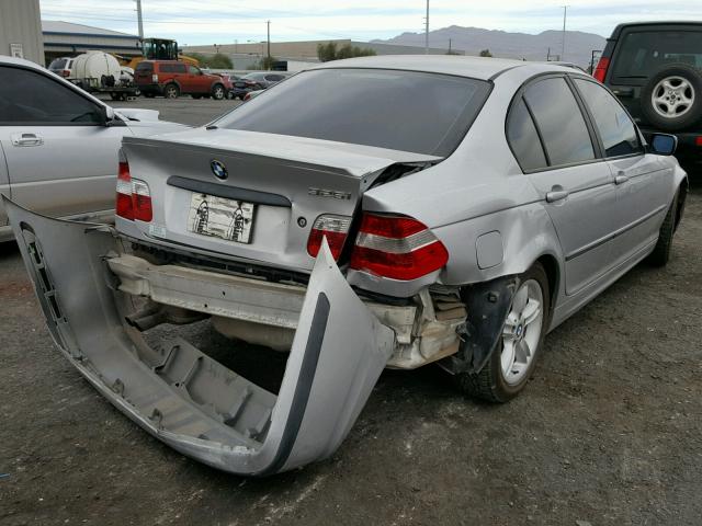 WBAET37492NH00970 - 2002 BMW 325 I SILVER photo 4