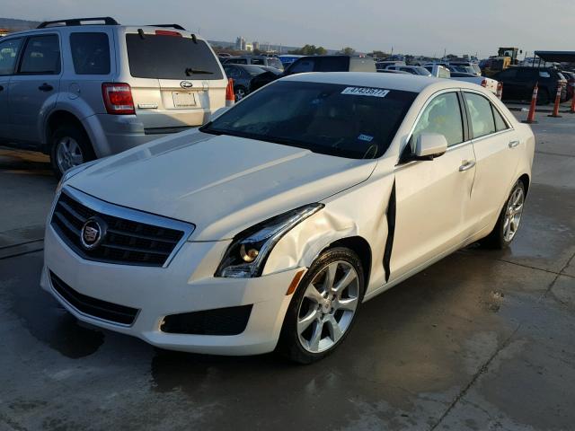 1G6AA5RXXD0127393 - 2013 CADILLAC ATS WHITE photo 2