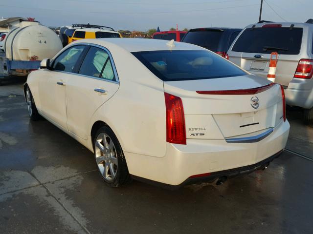 1G6AA5RXXD0127393 - 2013 CADILLAC ATS WHITE photo 3