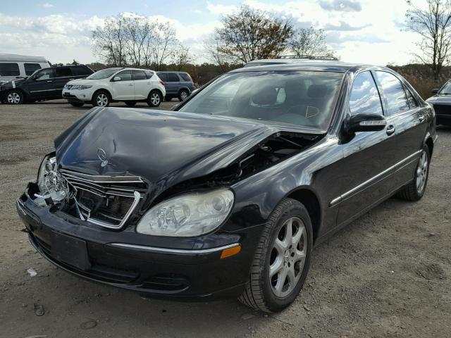 WDBNG84J76A475245 - 2006 MERCEDES-BENZ S 500 4MAT BLACK photo 2