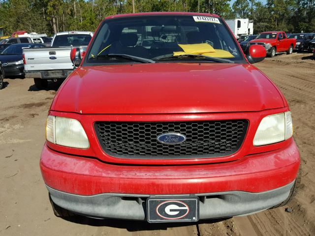 1FTRX17L93NA92080 - 2003 FORD F150 RED photo 9