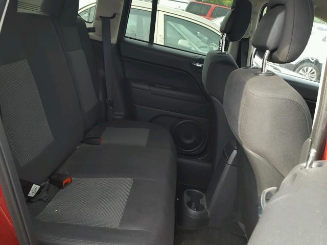 1C4NJDBB4CD633221 - 2012 JEEP COMPASS SP RED photo 6