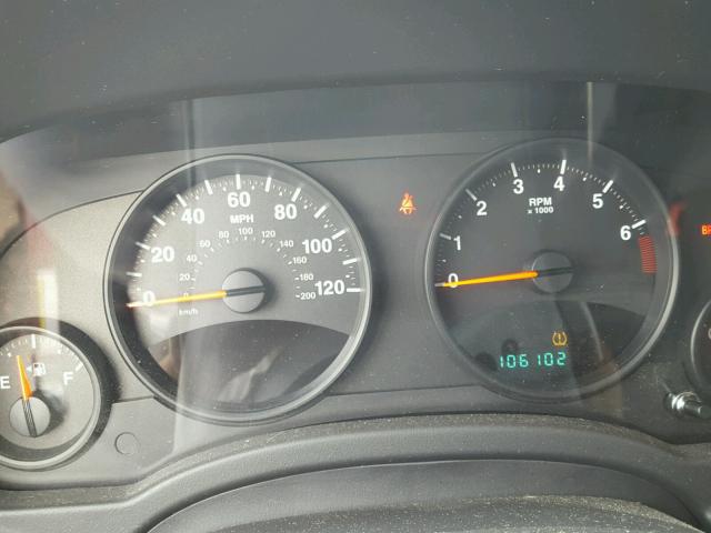 1C4NJDBB4CD633221 - 2012 JEEP COMPASS SP RED photo 8