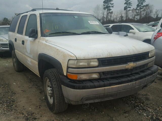 3GNGC26U62G269668 - 2002 CHEVROLET SUBURBAN C WHITE photo 1