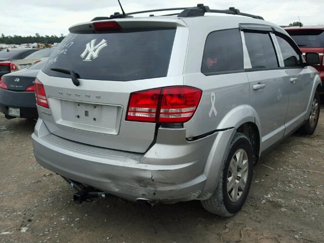 3C4PDCAB4CT204134 - 2012 DODGE JOURNEY SE GRAY photo 4