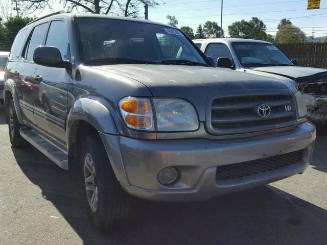 5TDZT34A14S230507 - 2004 TOYOTA SEQUOIA SR GRAY photo 1