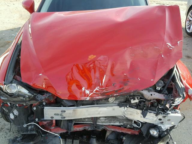 JTHCM1D22G5007305 - 2016 LEXUS IS 300 RED photo 7