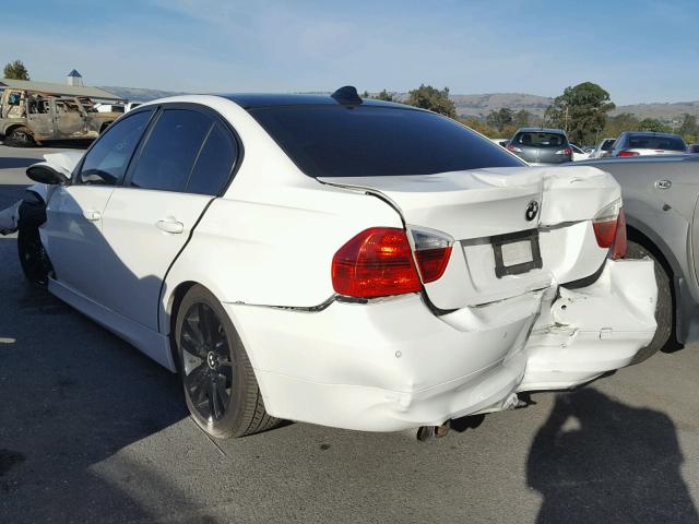 WBAVA37528NL45337 - 2008 BMW 328 I WHITE photo 3