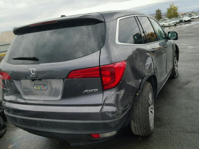 5FNYF6H32GB036268 - 2016 HONDA PILOT EX GRAY photo 4