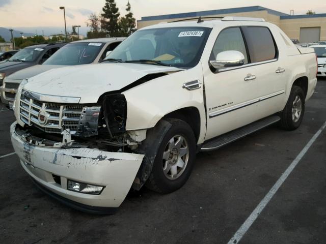 3GYFK62827G229175 - 2007 CADILLAC ESCALADE E WHITE photo 2