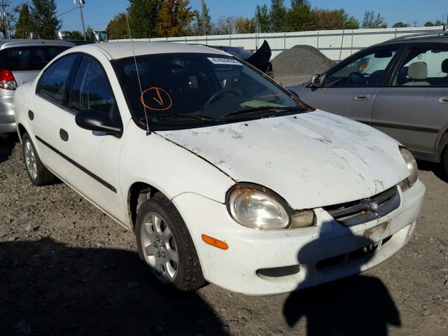 1B3ES26CX4D557866 - 2004 DODGE NEON BASE WHITE photo 1