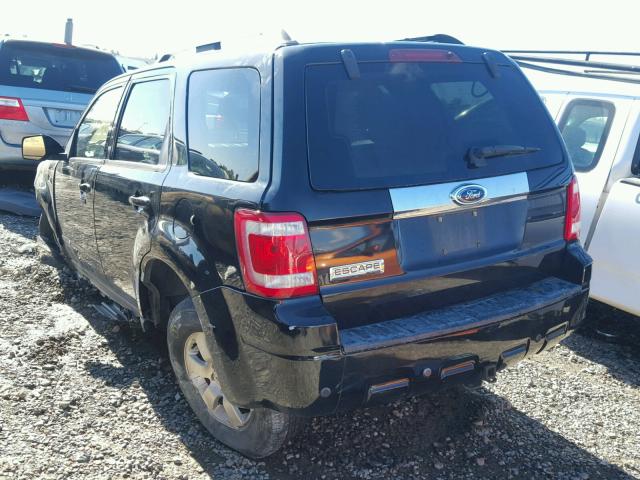 1FMCU04198KA50945 - 2008 FORD ESCAPE LIM BLACK photo 3