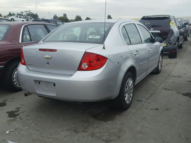 1G1AD5F59A7161358 - 2010 CHEVROLET COBALT 1LT SILVER photo 4