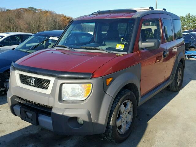 5J6YH28665L019913 - 2005 HONDA ELEMENT EX ORANGE photo 2