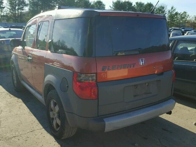 5J6YH28665L019913 - 2005 HONDA ELEMENT EX ORANGE photo 3