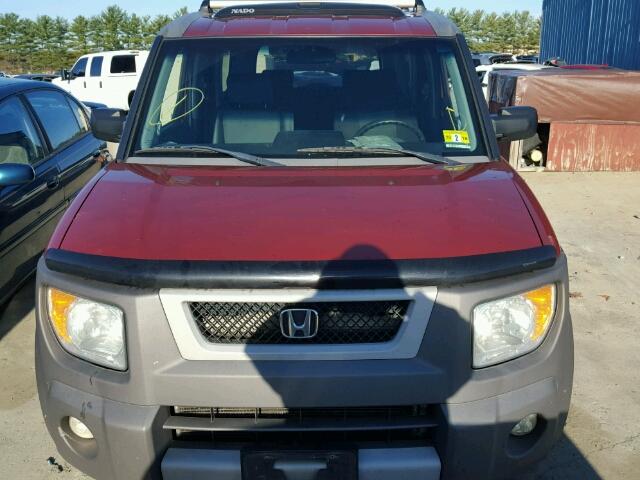 5J6YH28665L019913 - 2005 HONDA ELEMENT EX ORANGE photo 9