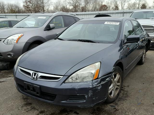 1HGCM56846A098806 - 2006 HONDA ACCORD EX GRAY photo 2