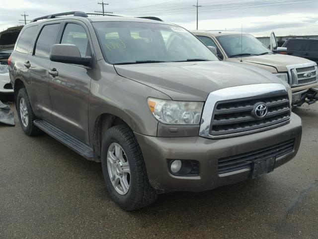 5TDBY64A68S021869 - 2008 TOYOTA SEQUOIA SR GOLD photo 1