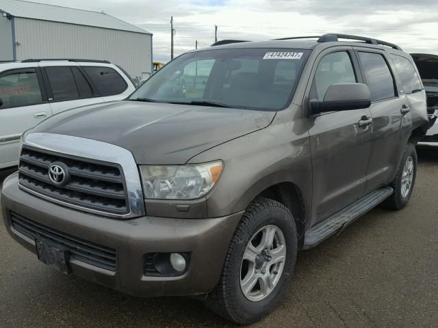 5TDBY64A68S021869 - 2008 TOYOTA SEQUOIA SR GOLD photo 2