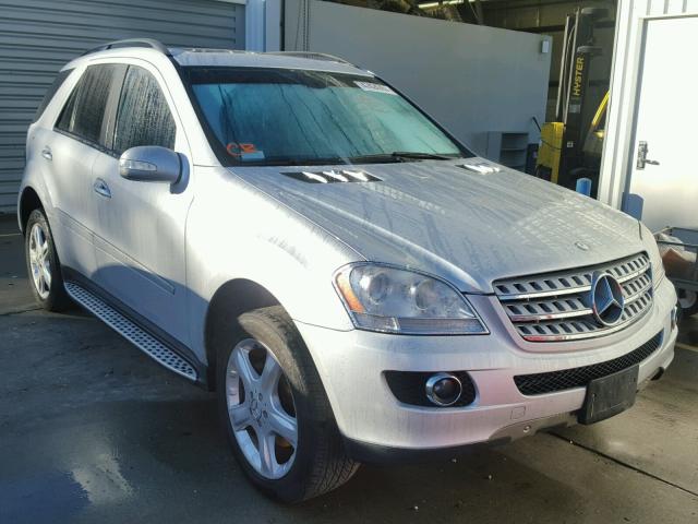 4JGBB86E67A263369 - 2007 MERCEDES-BENZ ML 350 SILVER photo 1