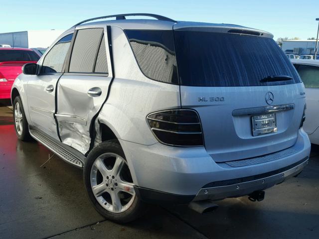 4JGBB86E67A263369 - 2007 MERCEDES-BENZ ML 350 SILVER photo 3