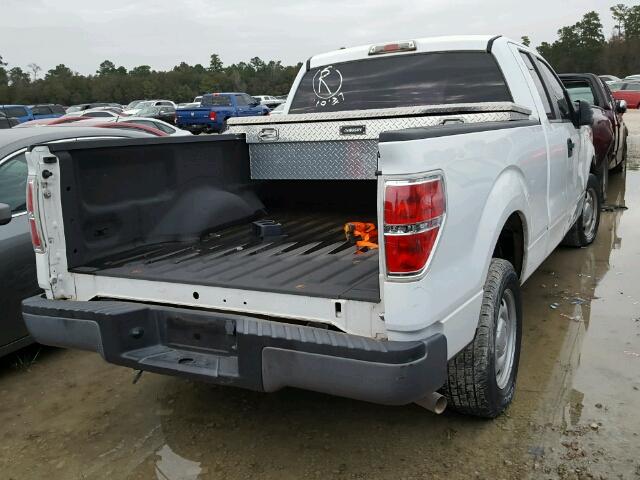 1FTEX1CW0AKB68699 - 2010 FORD F150 SUPER WHITE photo 4