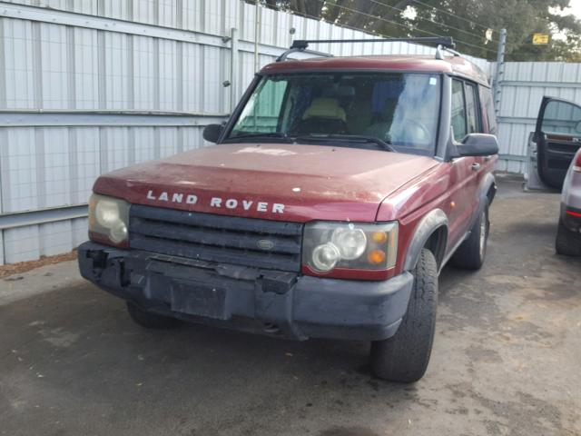 SALTL16453A805987 - 2003 LAND ROVER DISCOVERY BURGUNDY photo 2