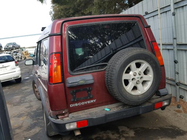 SALTL16453A805987 - 2003 LAND ROVER DISCOVERY BURGUNDY photo 3