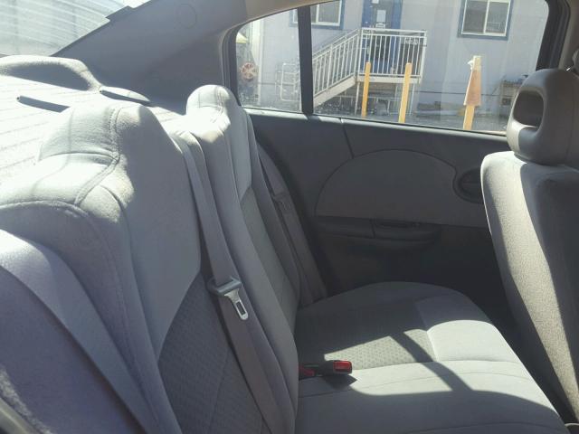 1G8AL54F65Z159643 - 2005 SATURN ION LEVEL RED photo 6