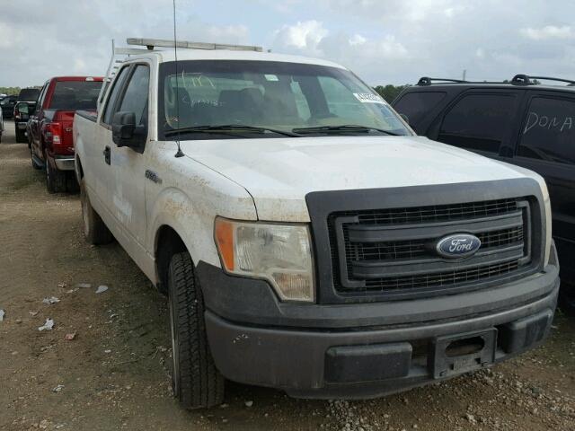 1FTEX1CM7EKE73962 - 2014 FORD F150 SUPER WHITE photo 1