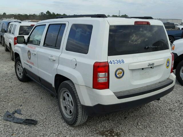 1C4NJPBA7GD740522 - 2016 JEEP PATRIOT SP WHITE photo 3