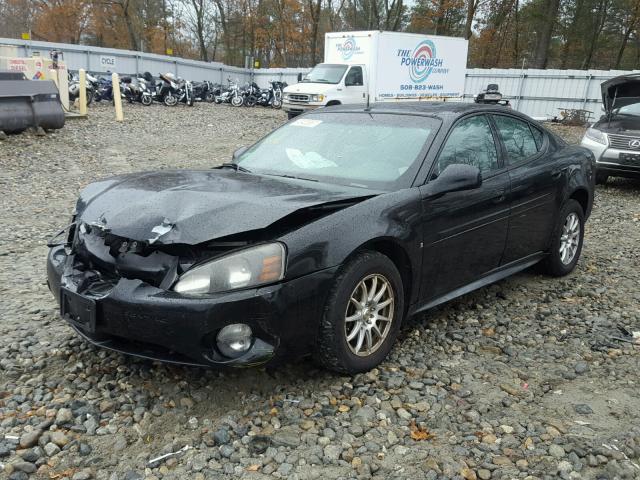 2G2WS522051283628 - 2005 PONTIAC GRAND PRIX BLACK photo 2