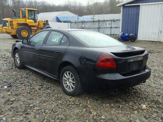 2G2WS522051283628 - 2005 PONTIAC GRAND PRIX BLACK photo 3