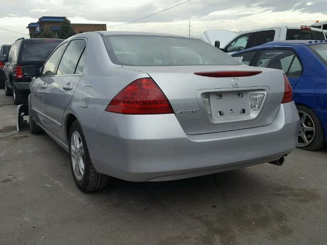 JHMCM56377C004621 - 2007 HONDA ACCORD SE SILVER photo 3