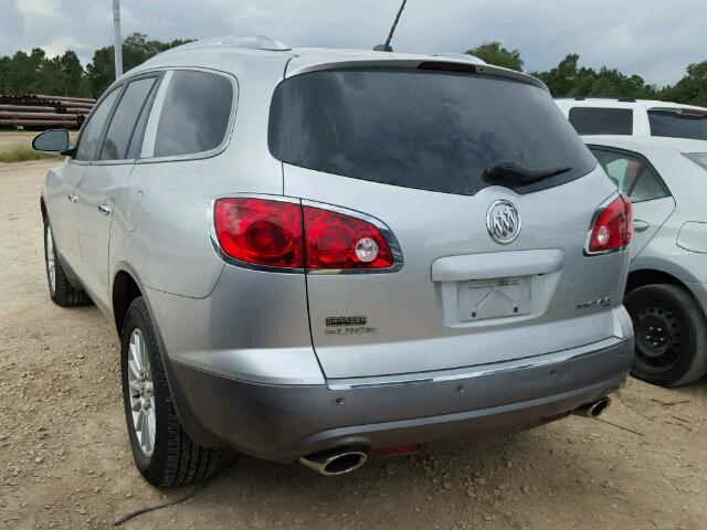 5GAKVCED0CJ283538 - 2012 BUICK ENCLAVE SILVER photo 3